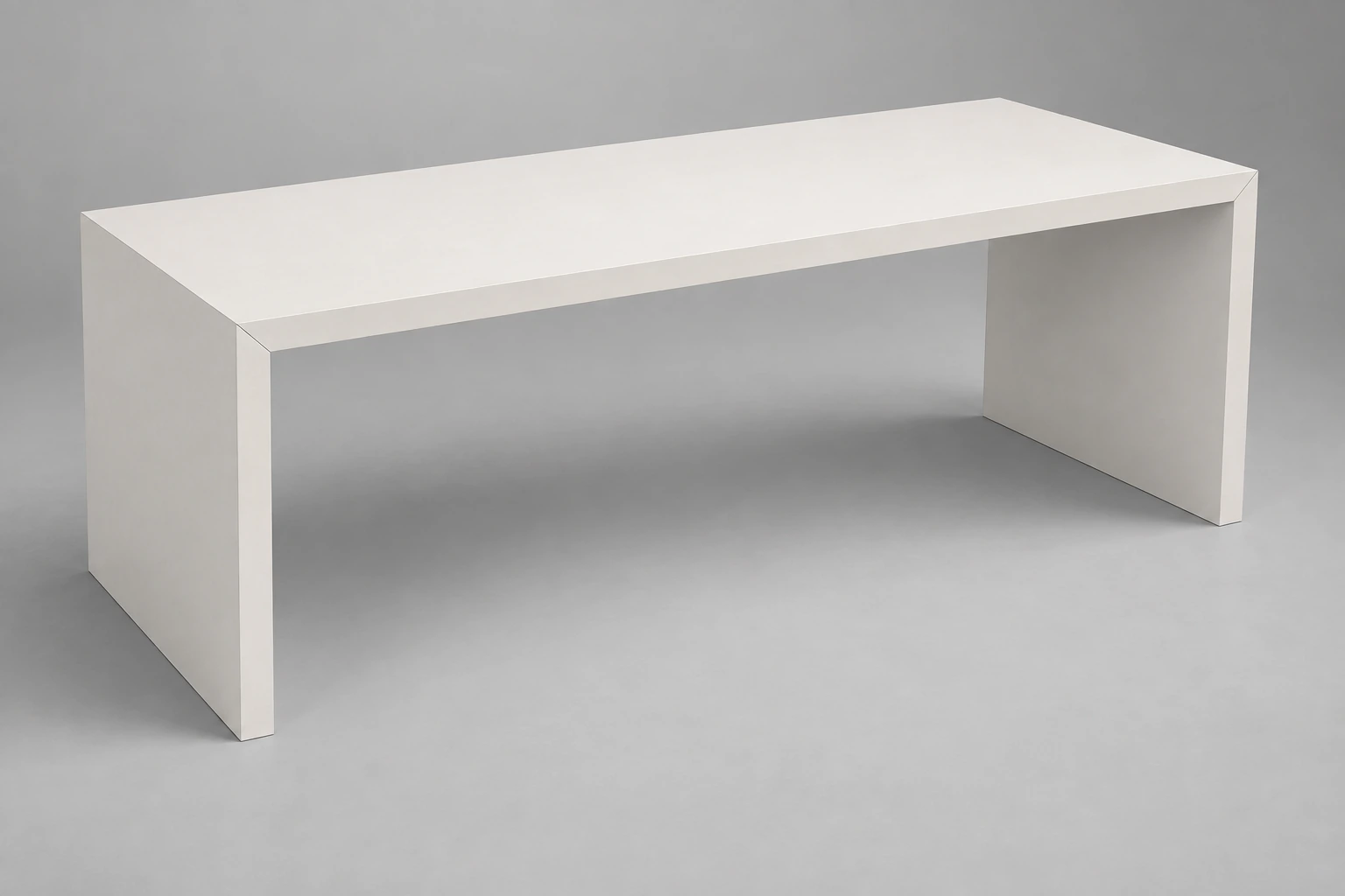 Model tridimensional al unui blat cu două picioare laterale pline